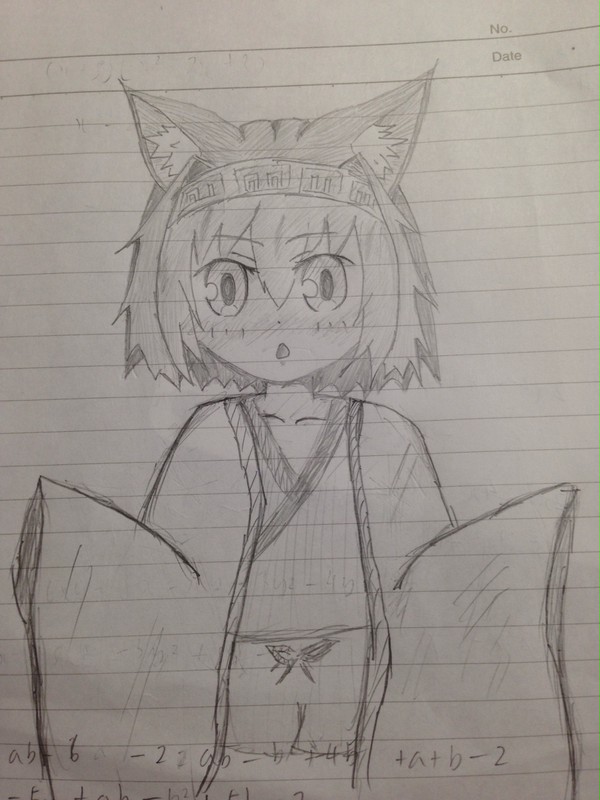 落書きいづなたん