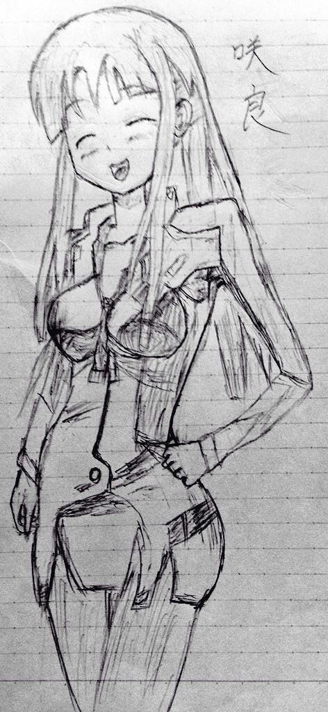 シャーペン描き 静野咲良