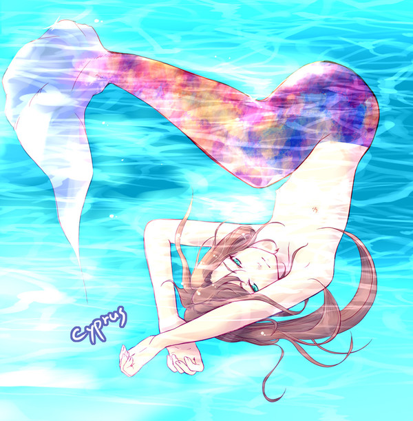 小学校で飼育されている人魚。