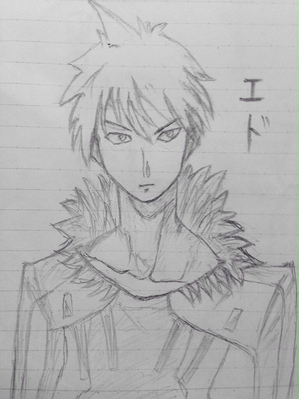 シャーペン描き エドワード