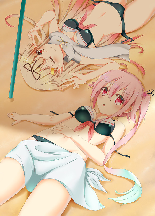 水着春雨&夕立