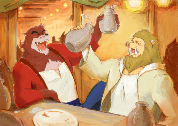 我らの息子たちに乾杯！