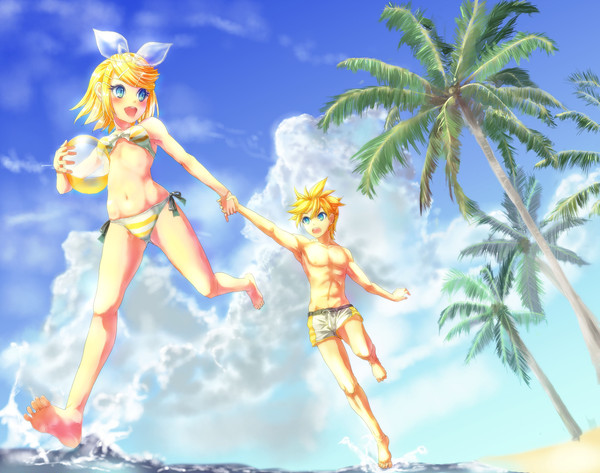 リンちゃんと南の海
