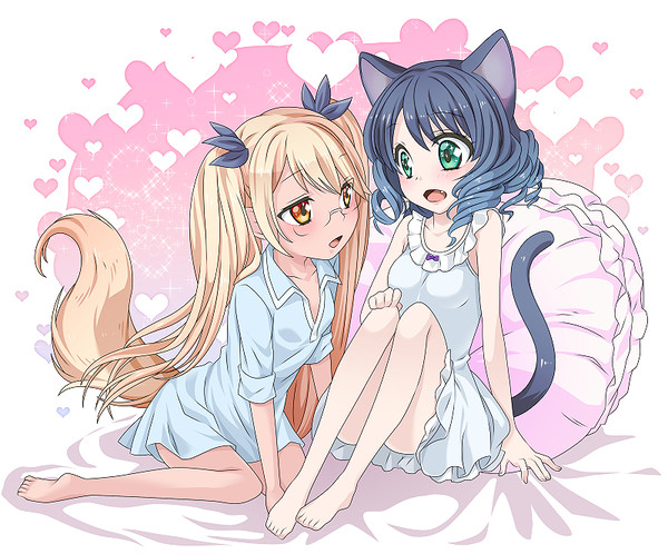 レトリーちゃんとシアンちゃん