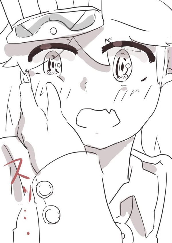 ほお撫で