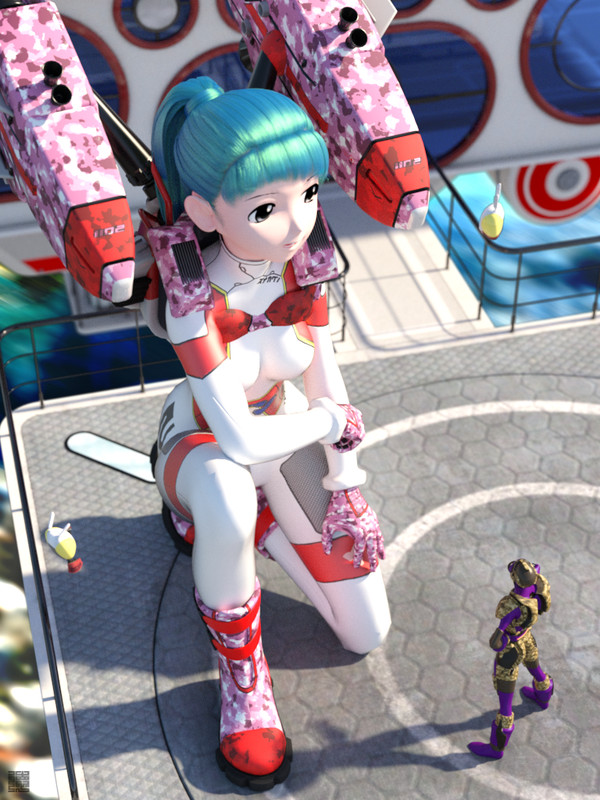 巨大メカ娘