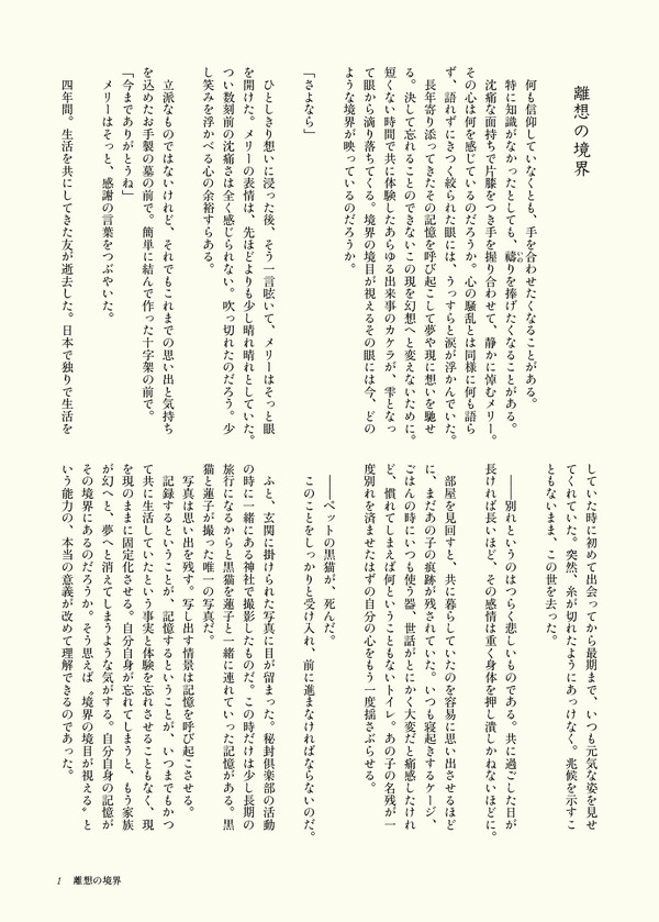 離想の境界 （組練習）