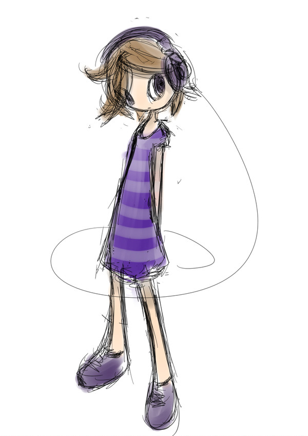 cutie stripe doodle
