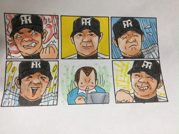 和田監督百面相