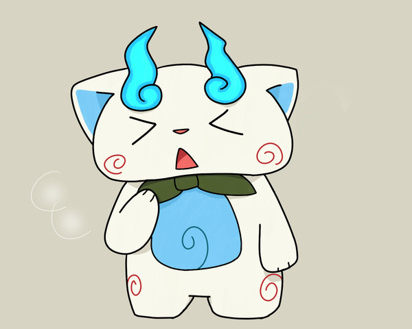 暑そうなコマさん