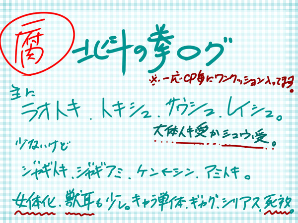 【腐】北斗詰め