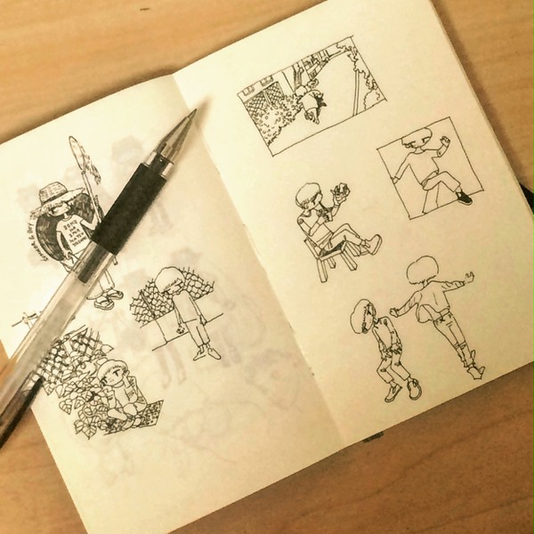 ノートに描く