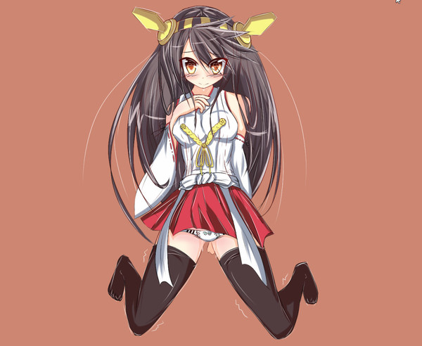 艦これ　榛名（ハルナ）　提督さん？どこを・・・見ているんですか？