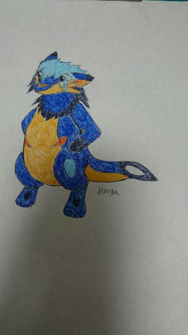落書きけもりゅう
