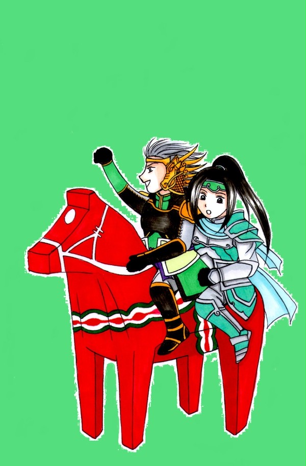 相乗り馬趙