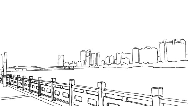 Sketch of Riverine Landscape