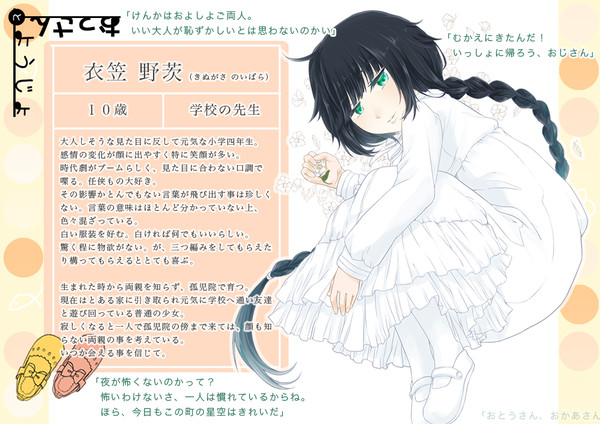 【おじよう】衣笠 野茨【キャラシ】