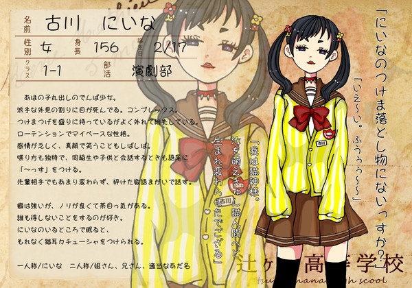 【辻高】古川にいな【名簿】