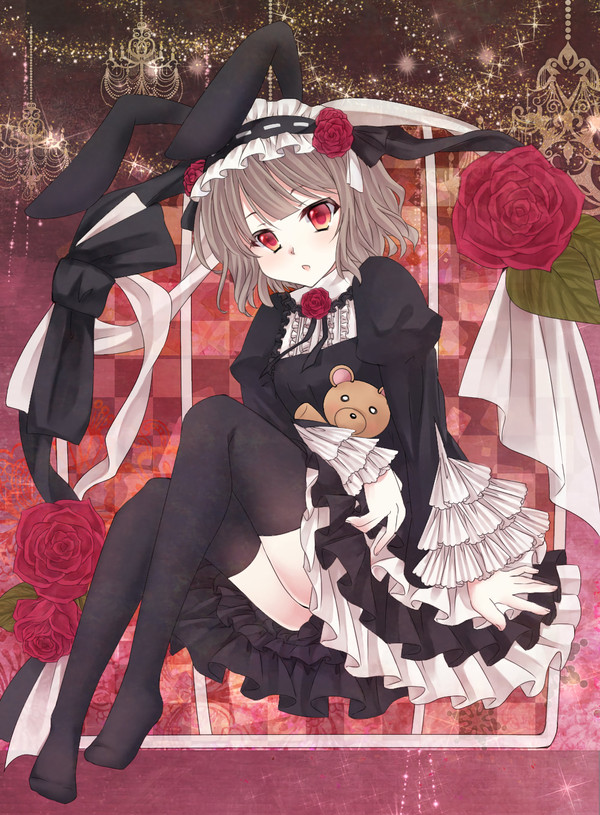 くろうさぎさん(*・×・)