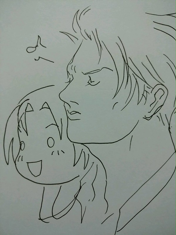 色ペンなしでの落書きすんません