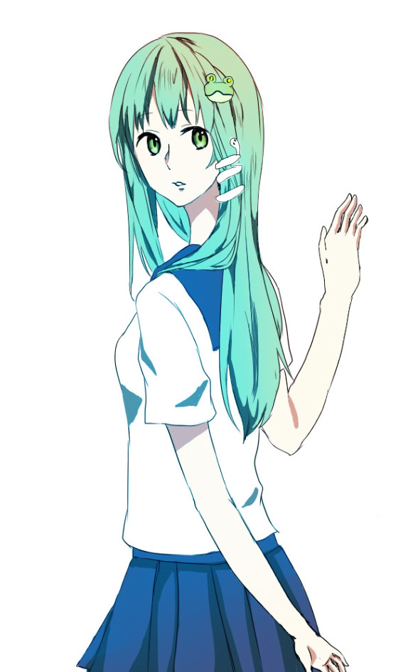 女子高生早苗