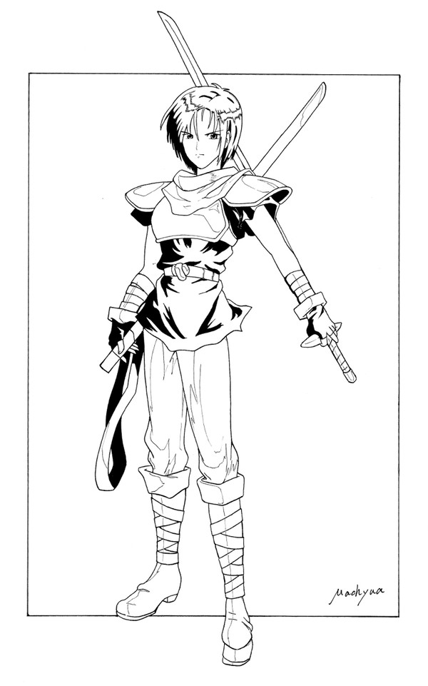 マチュアさん(模写)