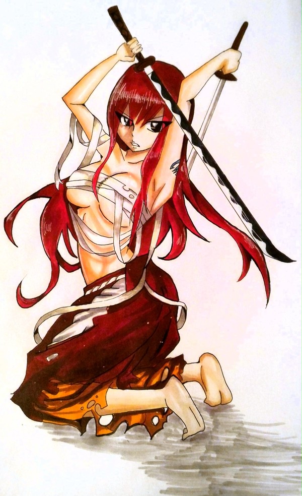エルザ・スカーレット 描いてみた