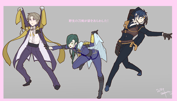 とうらぶ9 器物破損トリオ漫画つめ