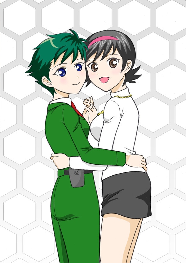 ロボガっぽいバランスでOVAゲッターヒロインズを描いてみた