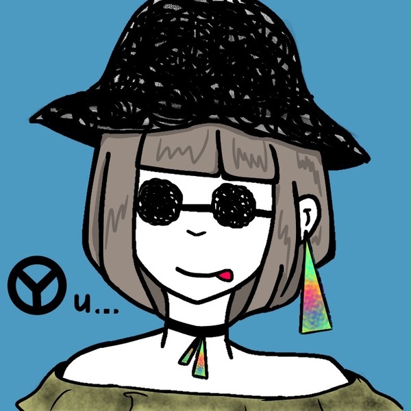 hat and sunglasses...