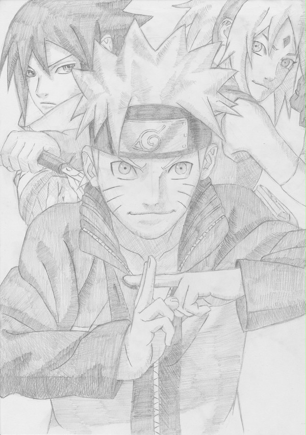 NARUTO模写　その1