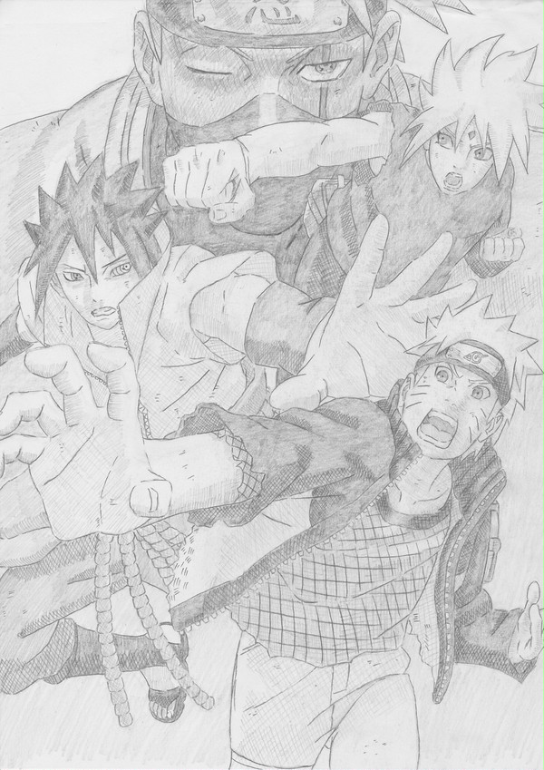 NARUTO模写　その2
