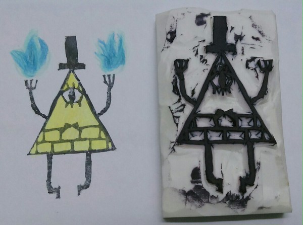 Bill Cipher Stamp