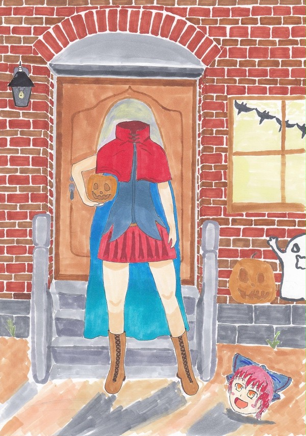首なしハロウィーン