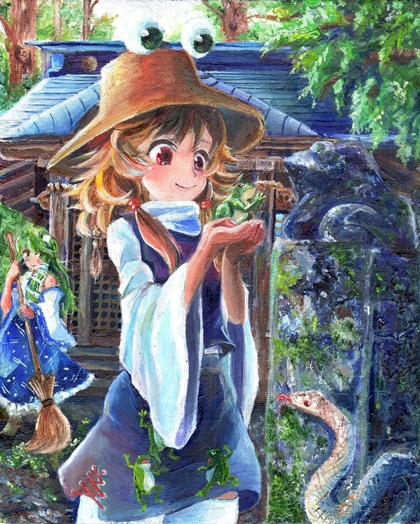 蛙の御詣り