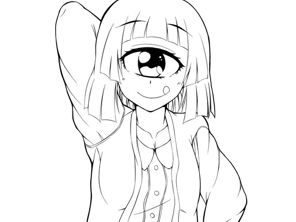 マナコのてへぺろ☆
