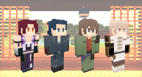 【刀剣乱舞】Minecraft用スキン（槍男士＆物吉貞宗）
