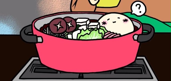 お鍋の季節はまだですか?(お鍋カラーver)