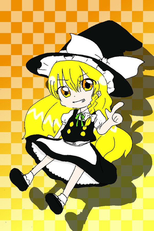 【某おジャ魔女風に】魔理沙【描いてみた】