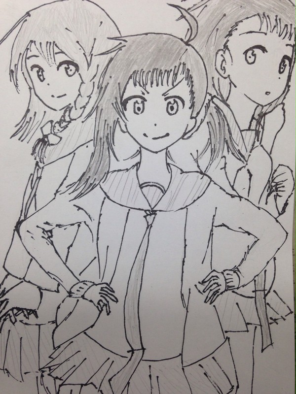 ニセコイ、小野寺姉妹&彩風 涼