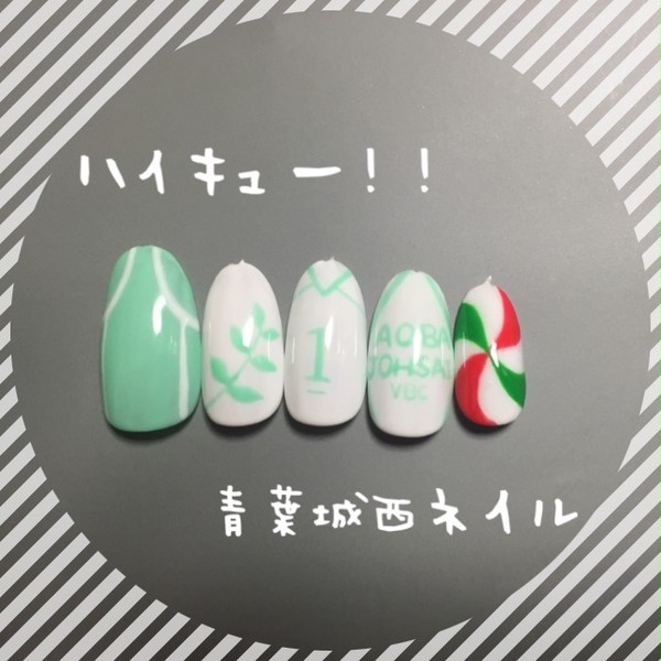 ハイキュー痛ネイル