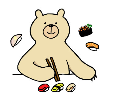 LINEスタンプ確認用　やさしいくま