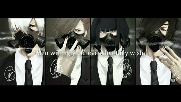 Gas Mask × Suit × BASARA