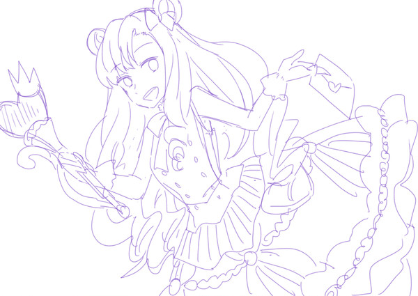 梅露可 落書き