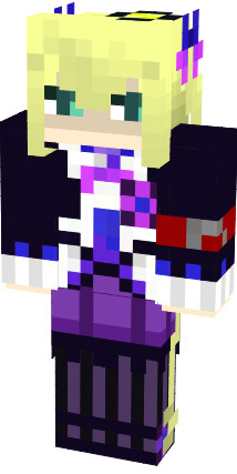 【Minecraft】セブドラハッカーたん【スキン】