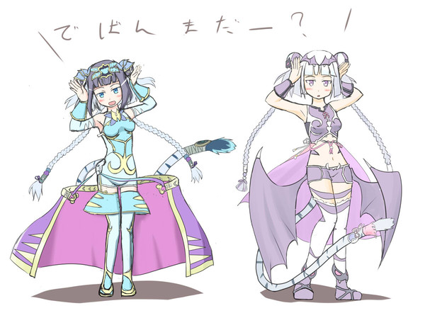 覚醒ハクと闇ハク