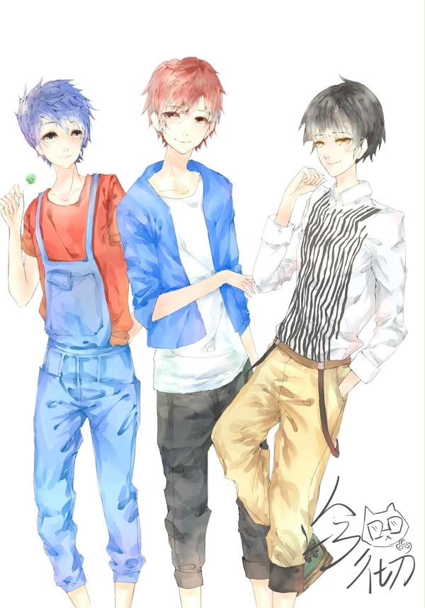 三个boy