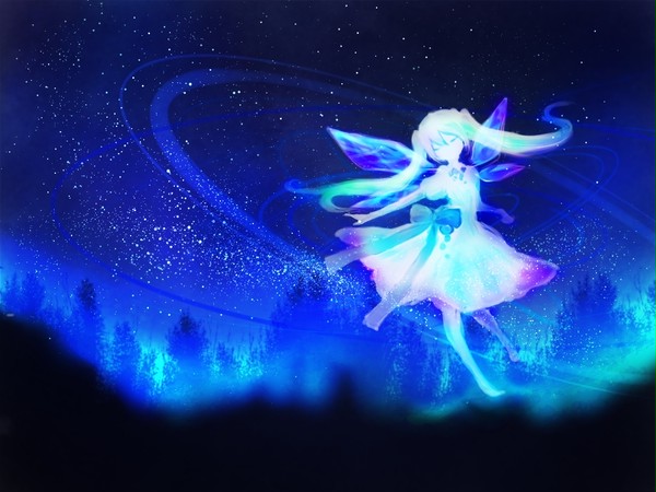青色星空