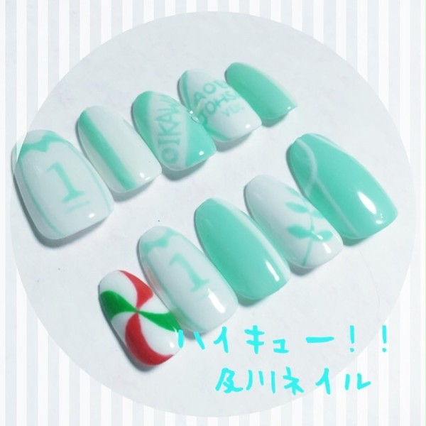 ハイキュー痛ネイル