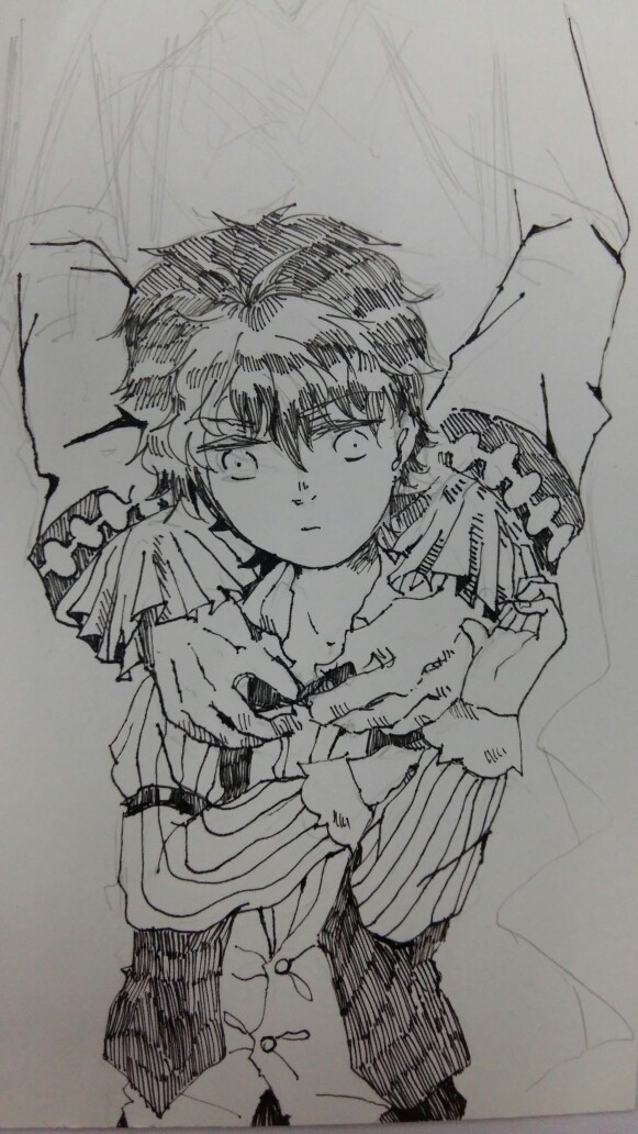 服を着替えるのアンデルセン